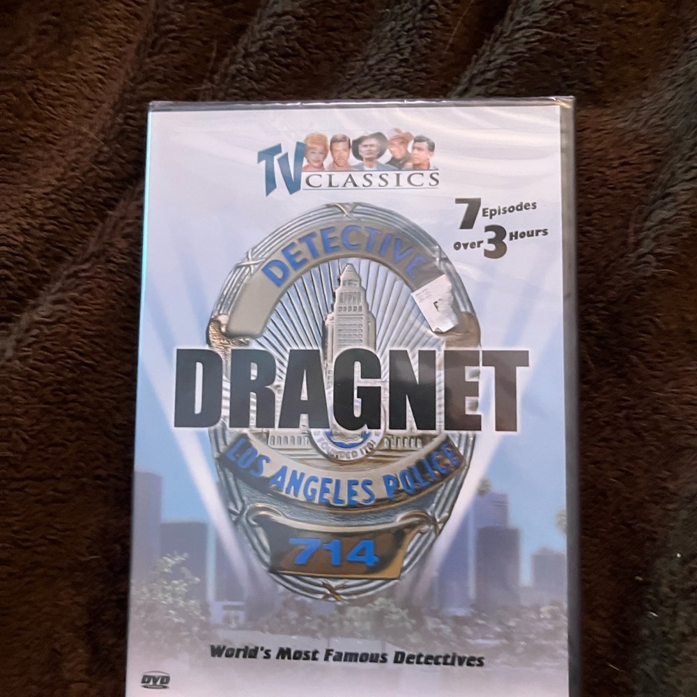 Classic Dragnet Los Angeles Police Badge DVD